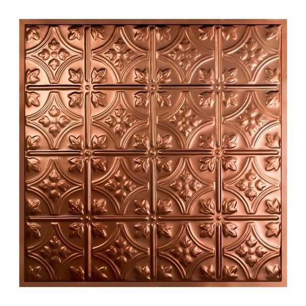 Great Lakes Tin Hamilton Vintage Bronze 2-foot x 2-foot Lay-In Ceiling Tile (Carton of 5)