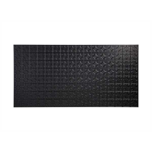 Fasade Traditional Style #1 Black Wall Panel (4'x8')