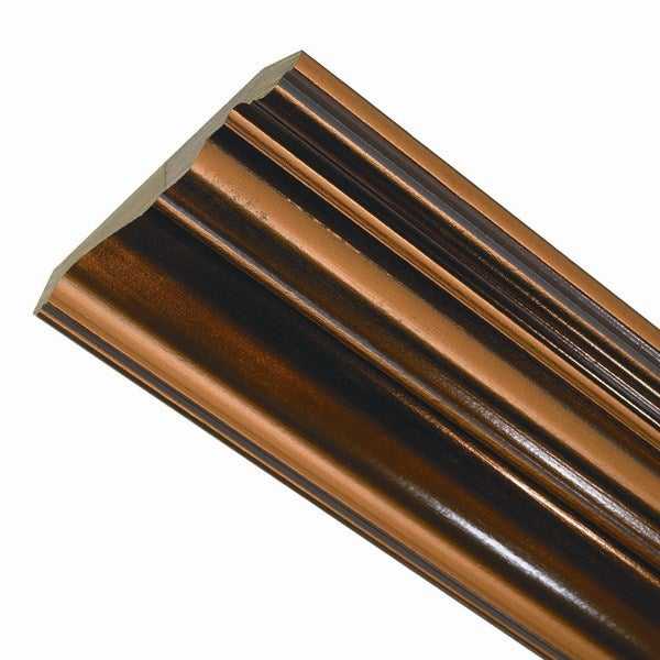 Classic 8-Foot Wood Ceiling Crown Molding Oil-Rubbed Bronze
